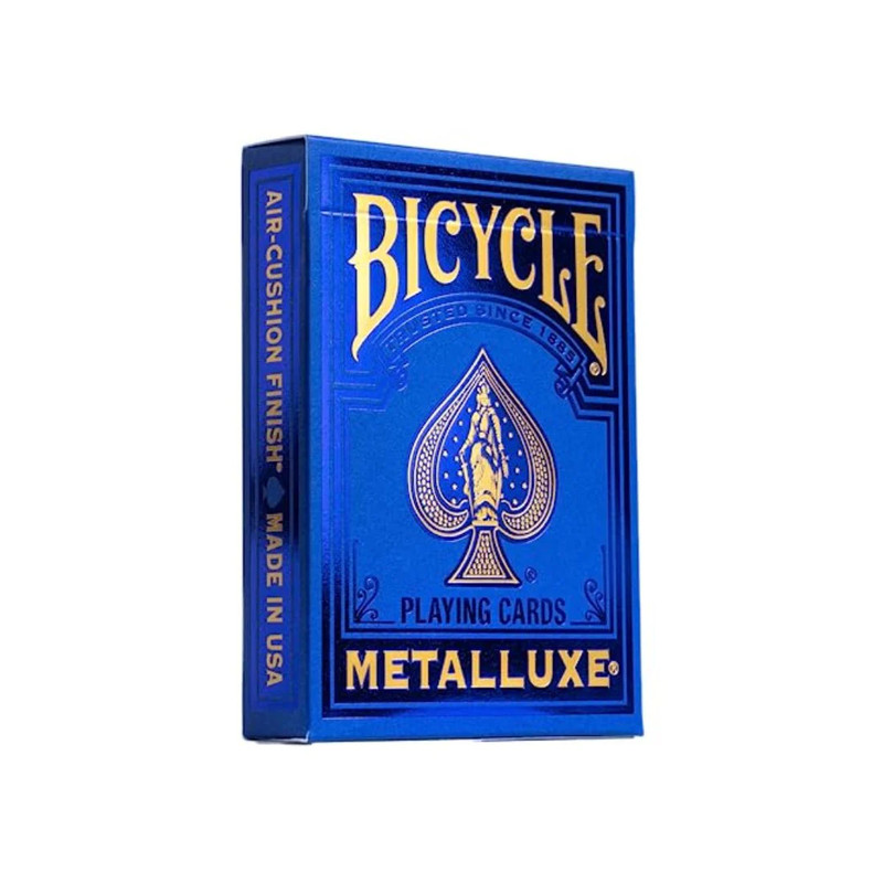 Playing Cards: Bicycle - Metalluxe Blue Game - لعبة